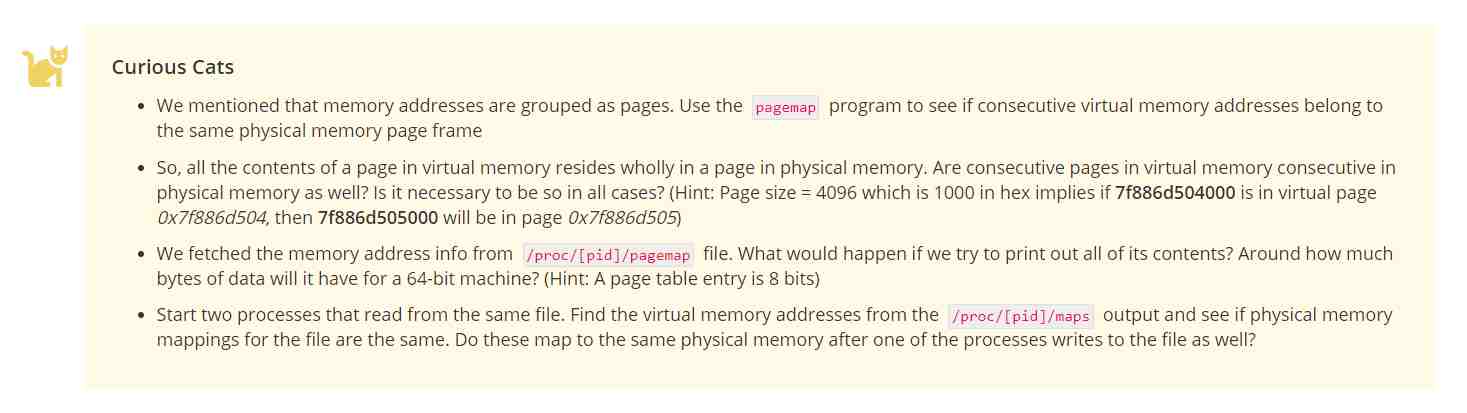 Questions to improve your understanding of the concept by being curious from Virtual Memory Byte